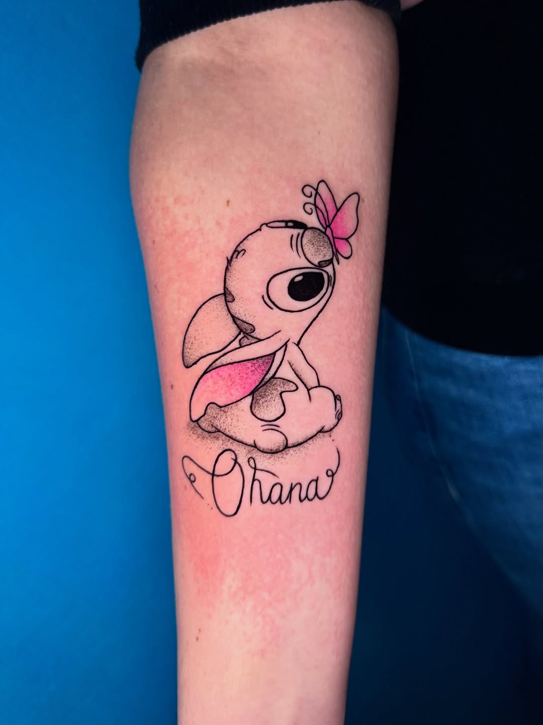 Tatuaż motyla na przedramieniu — styl ilustracyjny, Talar ink tattoo, Kraków